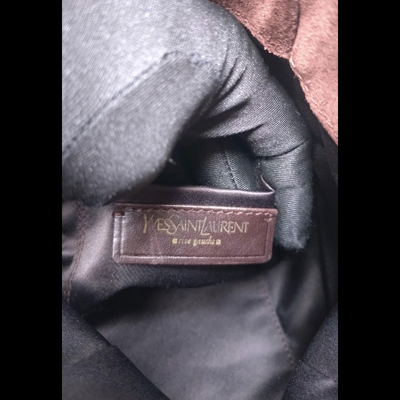 YSL 古銅金皮革小號城市提包 downtown-19