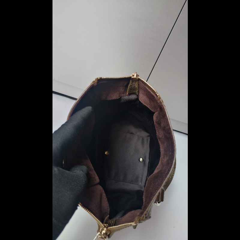 YSL 古銅金皮革小號城市提包 downtown-23