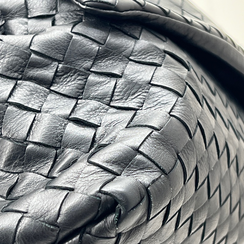 香緹國際精品 880 BV翻蓋編織肩背包 黑色-5