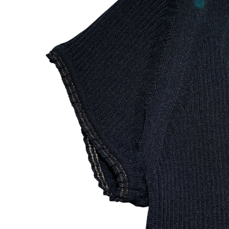 CHANEL 香奈兒 短袖綿質連身裙 黑色-3