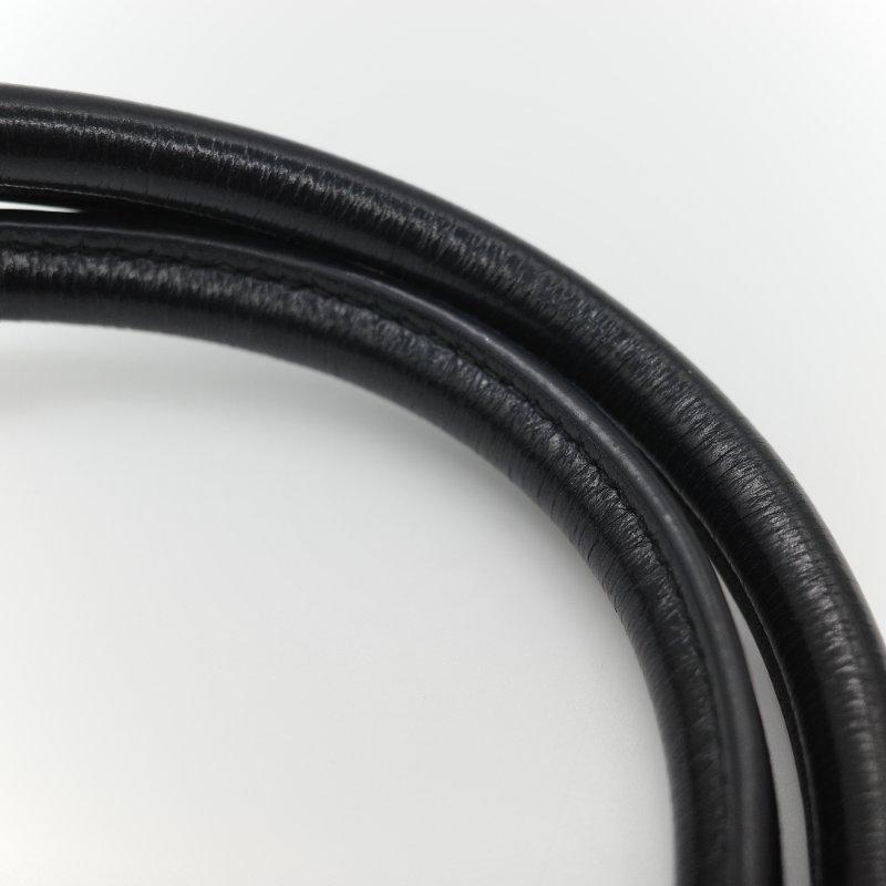 (25 年秋冬新款♥️閒置品)Prada 普拉達 Bonnie 中號 黑色皺褶 漆皮牛皮 托特包|專櫃 16 萬-13