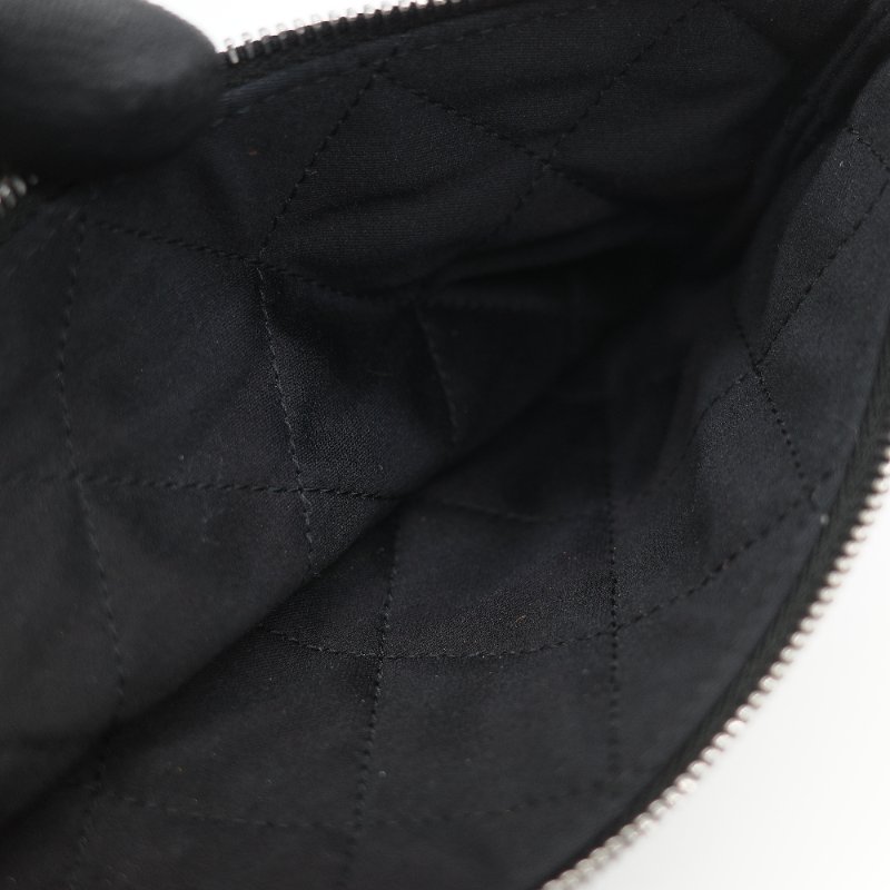 Chanel 香奈兒 22 Bag 小型 黑色亮面小牛皮 銀色金屬 手提包 單肩包-8