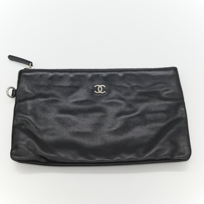 Chanel 香奈兒 22 Bag 小型 黑色亮面小牛皮 銀色金屬 手提包 單肩包-13