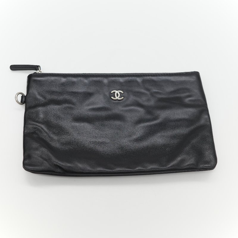 Chanel 香奈兒 22 Bag 小型 黑色亮面小牛皮 銀色金屬 手提包 單肩包-14