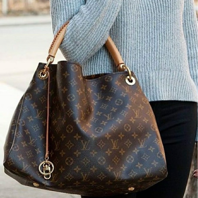 莉亞精品♡LV M40249 Artsy編織手把托特包 二手-3