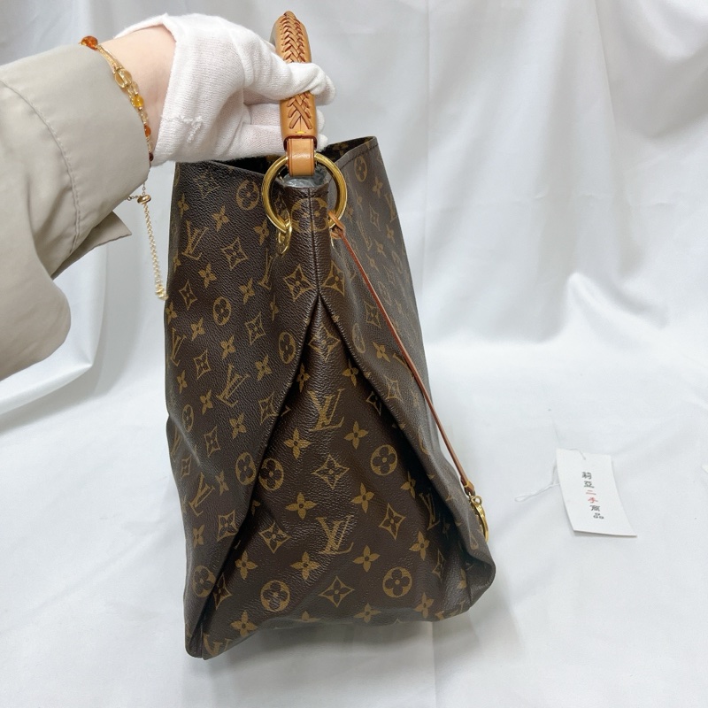 莉亞精品♡LV M40249 Artsy編織手把托特包 二手-7