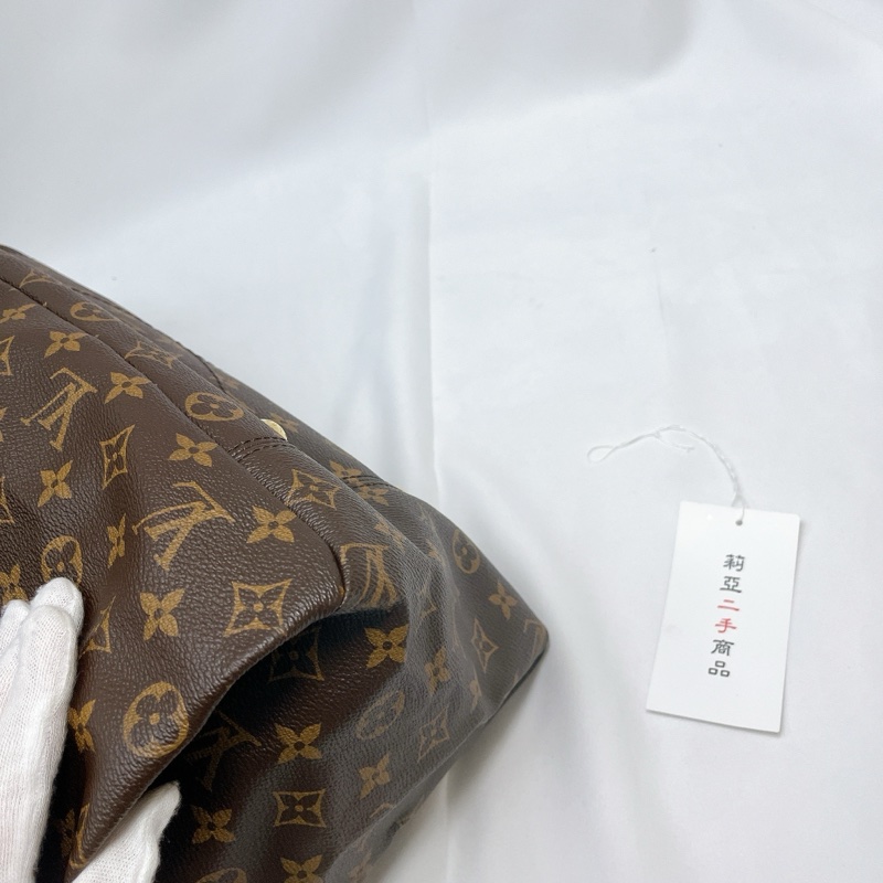 莉亞精品♡LV M40249 Artsy編織手把托特包 二手-9