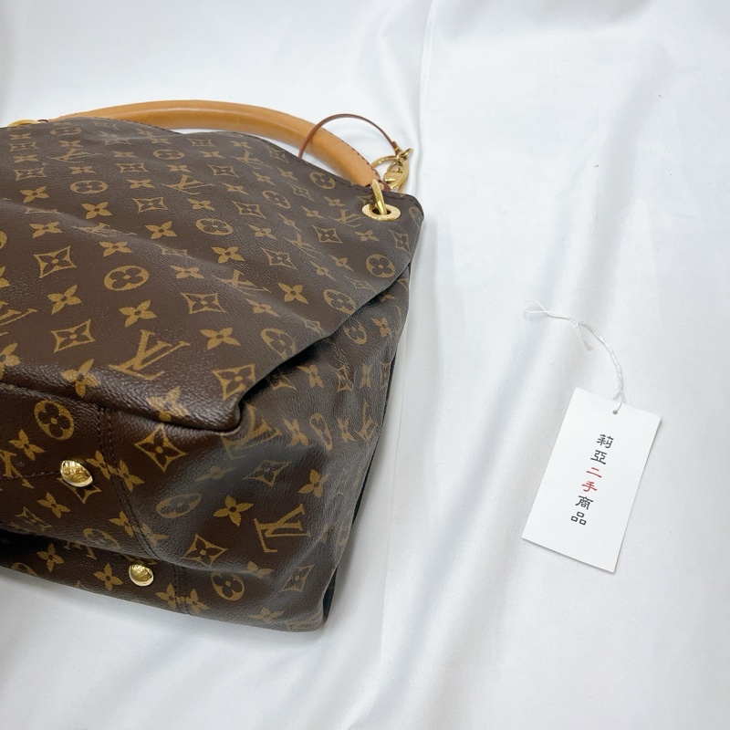 莉亞精品♡LV M40249 Artsy編織手把托特包 二手-11
