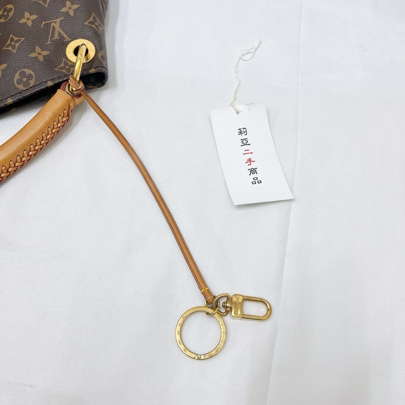 莉亞精品♡LV M40249 Artsy編織手把托特包 二手-21