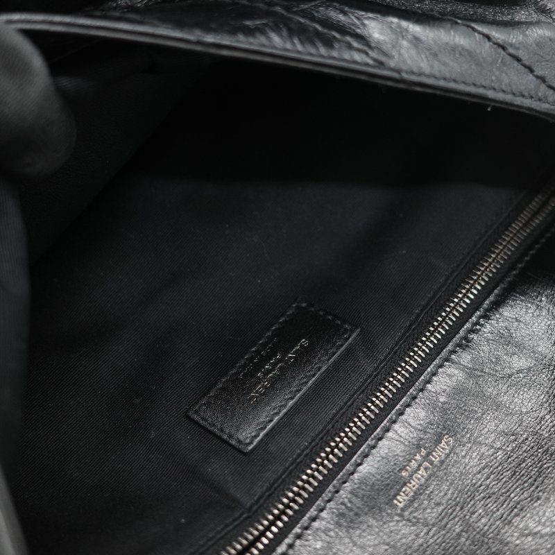 Saint Laurent 聖羅蘭 Niki 中型 黑色牛皮 錆色金屬 鍊條包 單肩包 斜挎包-10