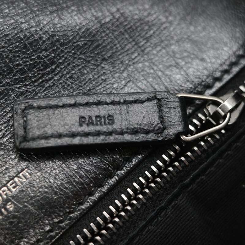 Saint Laurent 聖羅蘭 Niki 中型 黑色牛皮 錆色金屬 鍊條包 單肩包 斜挎包-11