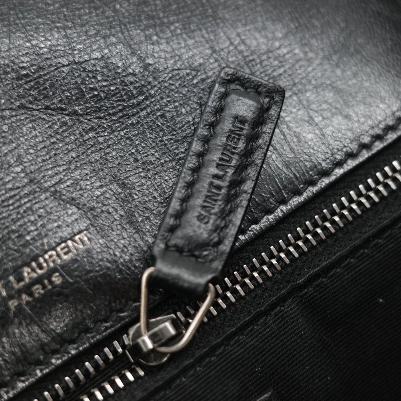 Saint Laurent 聖羅蘭 Niki 中型 黑色牛皮 錆色金屬 鍊條包 單肩包 斜挎包-12