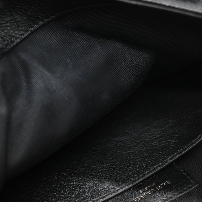 Saint Laurent 聖羅蘭 Niki 中型 黑色牛皮 錆色金屬 鍊條包 單肩包 斜挎包-15