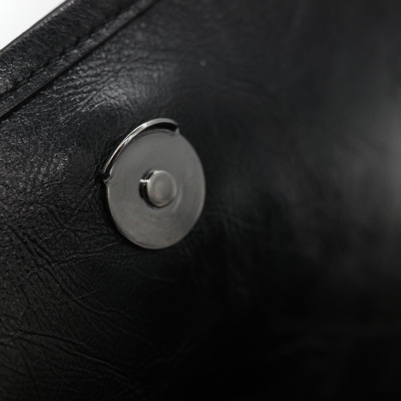 Saint Laurent 聖羅蘭 Niki 中型 黑色牛皮 錆色金屬 鍊條包 單肩包 斜挎包-18