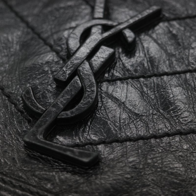 Saint Laurent 聖羅蘭 Niki 中型 黑色牛皮 錆色金屬 鍊條包 單肩包 斜挎包-26