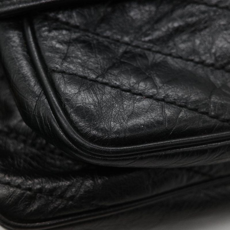 Saint Laurent 聖羅蘭 Niki 中型 黑色牛皮 錆色金屬 鍊條包 單肩包 斜挎包-28