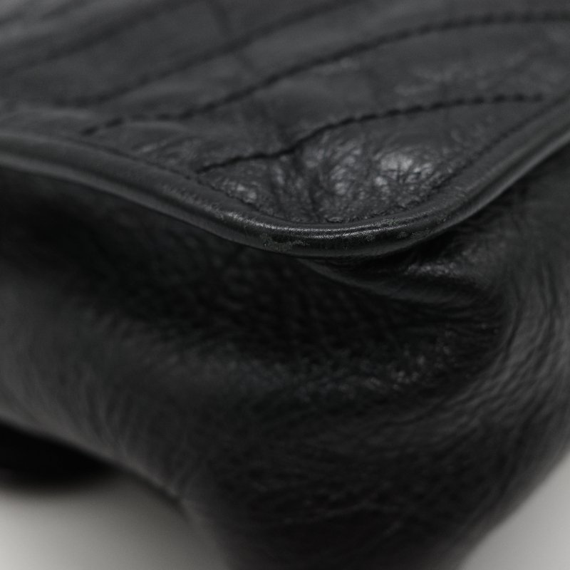 Saint Laurent 聖羅蘭 Niki 中型 黑色牛皮 錆色金屬 鍊條包 單肩包 斜挎包-30