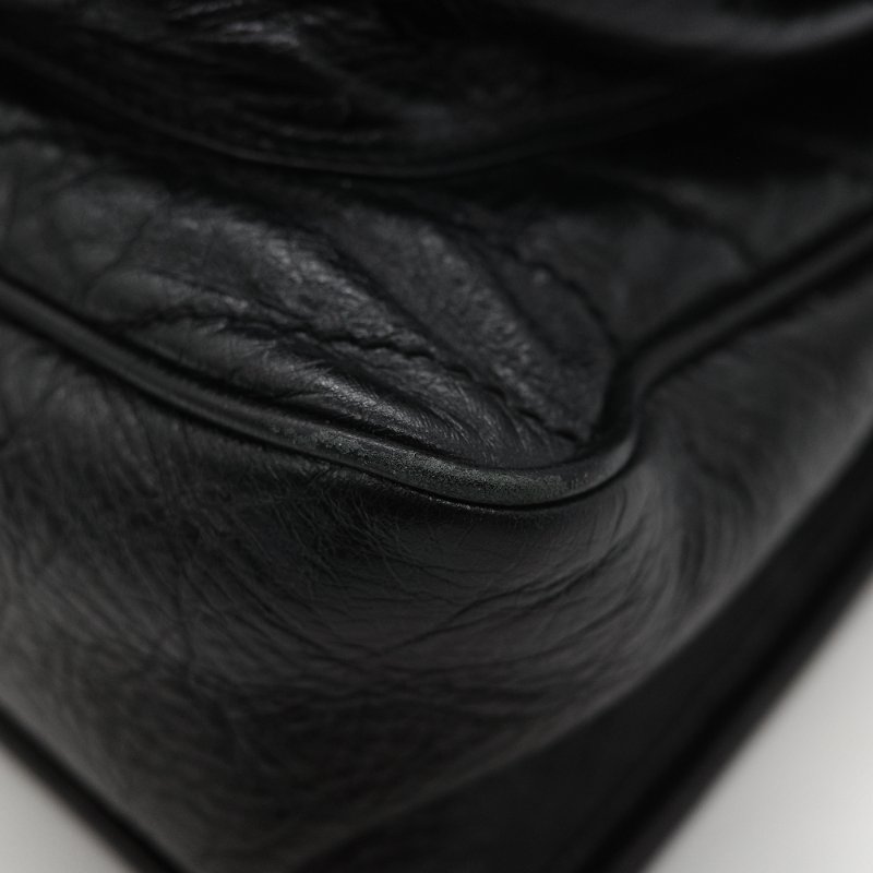 Saint Laurent 聖羅蘭 Niki 中型 黑色牛皮 錆色金屬 鍊條包 單肩包 斜挎包-31