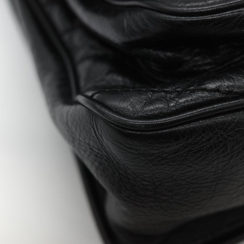 Saint Laurent 聖羅蘭 Niki 中型 黑色牛皮 錆色金屬 鍊條包 單肩包 斜挎包-32