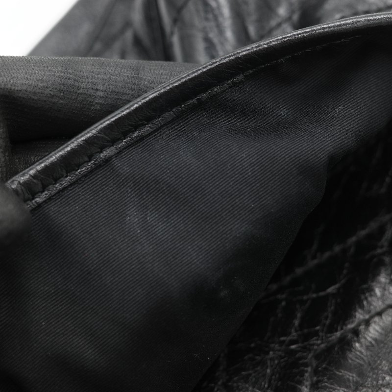 Saint Laurent 聖羅蘭 Niki 中型 黑色牛皮 錆色金屬 鍊條包 單肩包 斜挎包-35