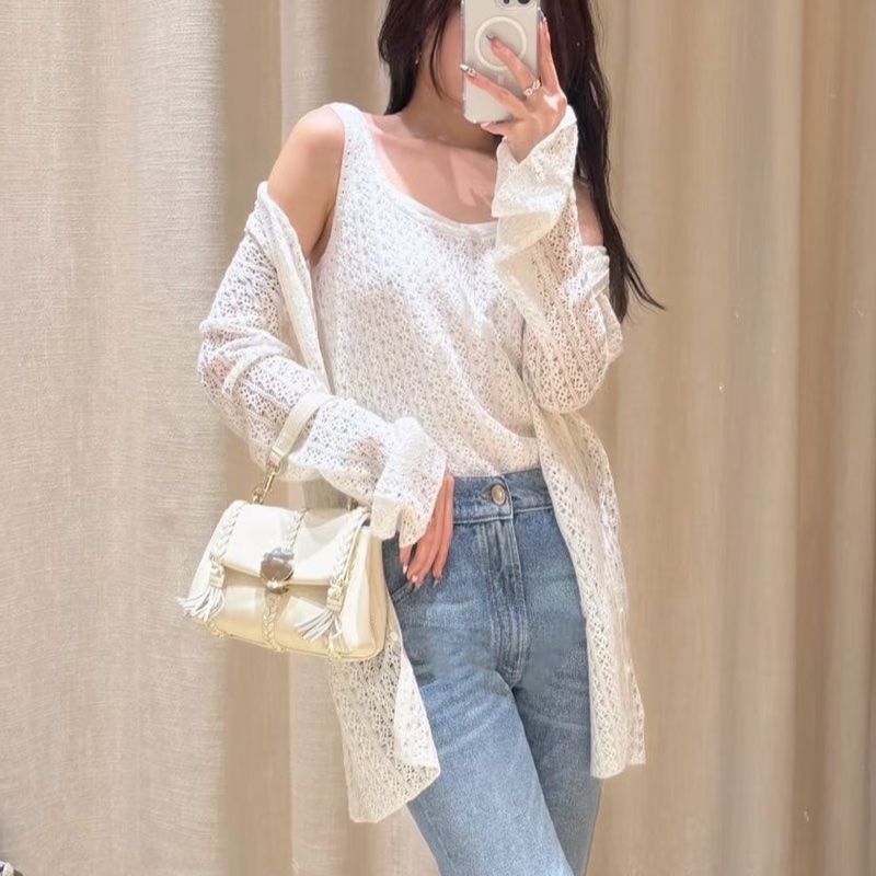 莉亞精品♡Chloe mini soft bag 白金幣 二手-2