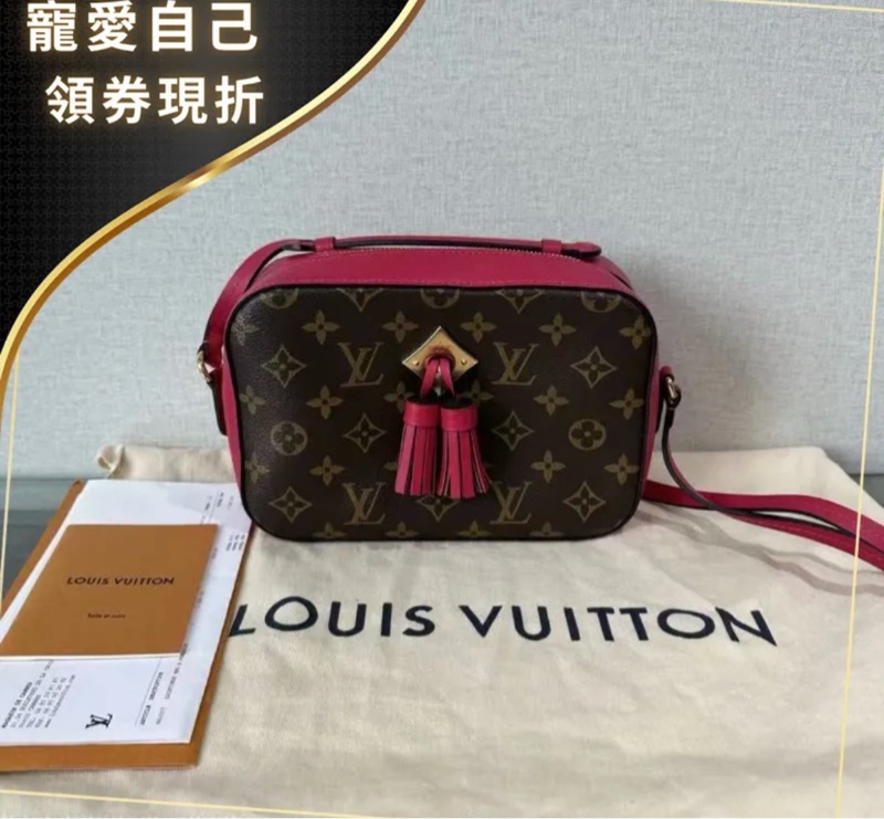 ✨LV 相機流蘇肩背斜背包22*16*8 99新配件塵袋購證-0