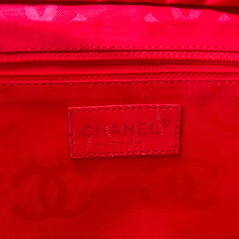 「JL精品代購」香奈兒黑白牛皮康鵬菜籃子小號-19