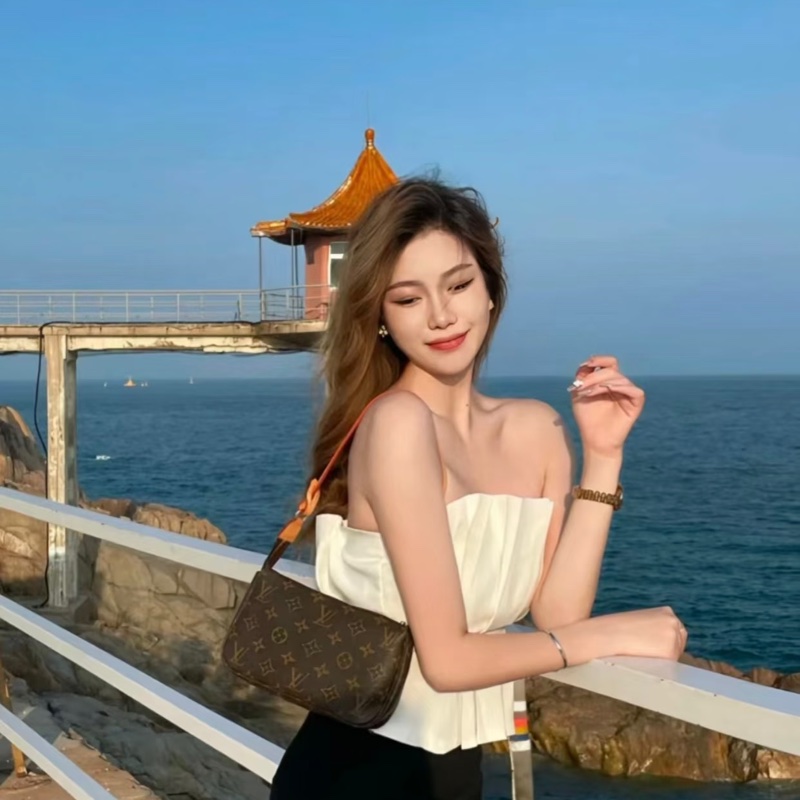 Lv 老花麻將包 大款-0