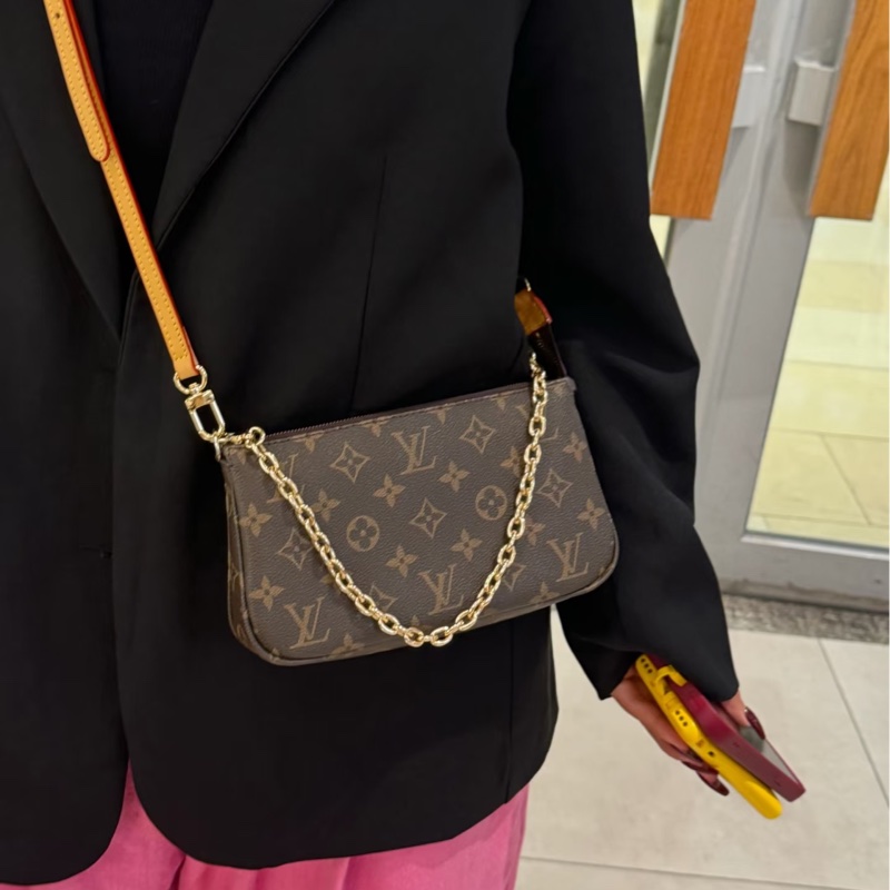 Lv 老花麻將包 大款-4