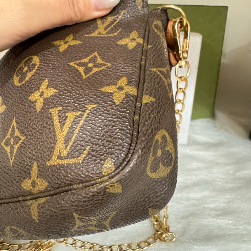 Lv 老花麻將包 大款-9