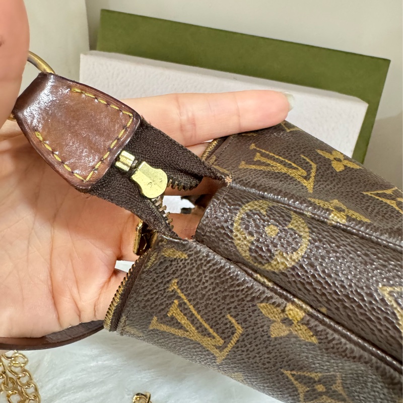 Lv 老花麻將包 大款-11