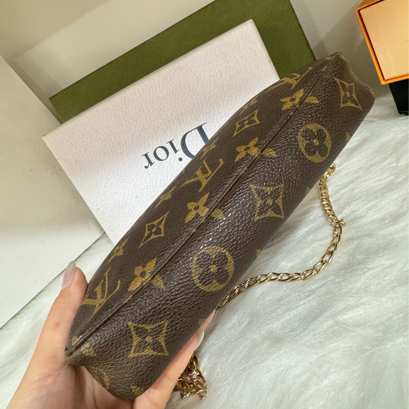 Lv 老花麻將包 大款-16