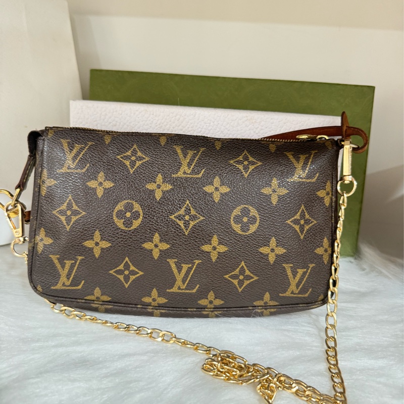 Lv 老花麻將包 大款-20