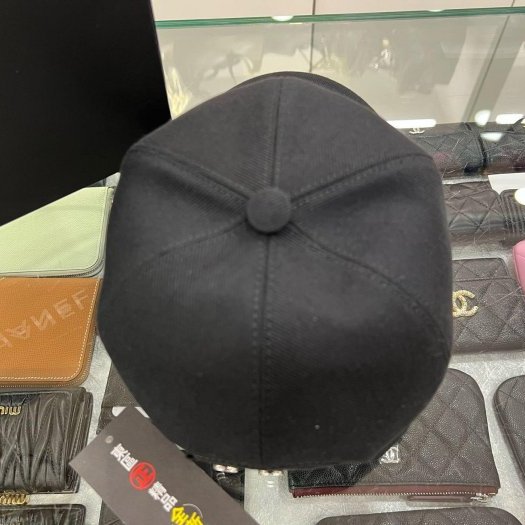 東區正精品㊣CHANEL AAA583 25P 全新黑色白雙C釦式棒球帽鴨舌帽帽子RZ6313-9