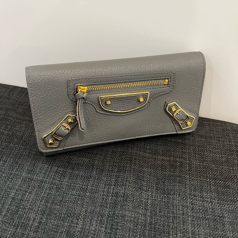 Balenciaga long wallet ( Grey )-1