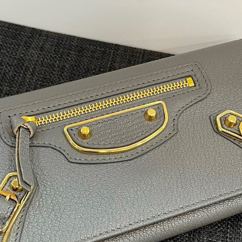 Balenciaga long wallet ( Grey )-4