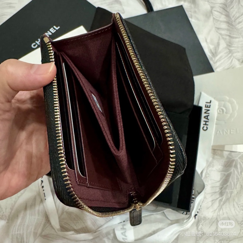 Chanel 全新🔥現貨 L型拉鍊錢包 短夾-1