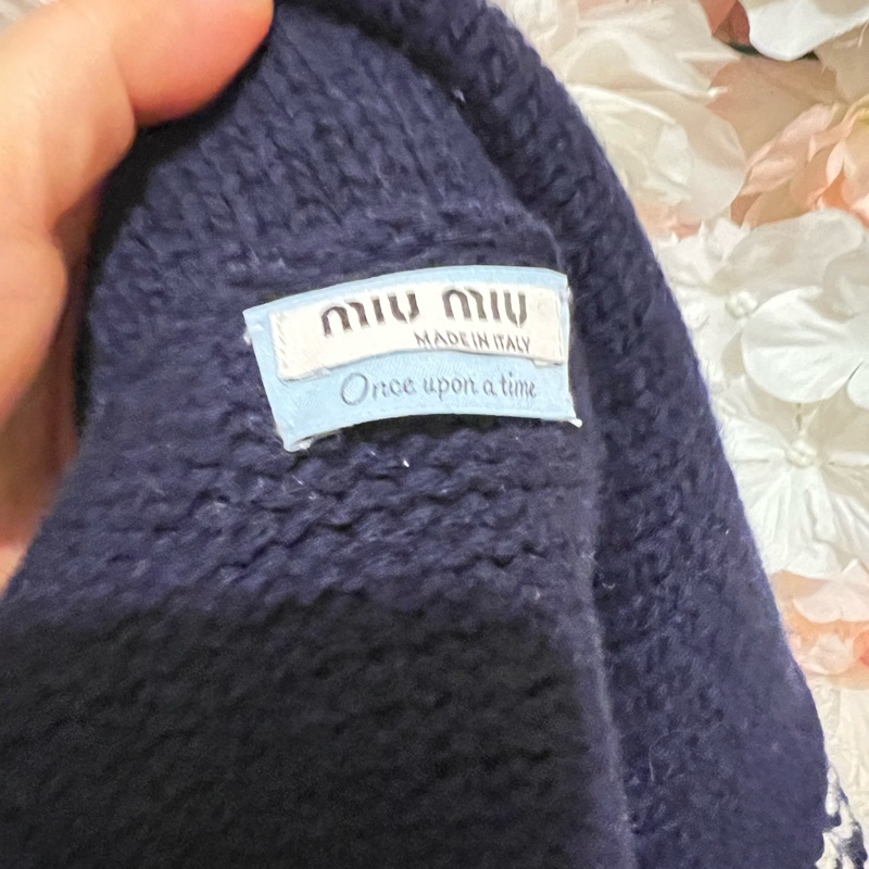 miumiu海軍領毛衣外套36碼-3