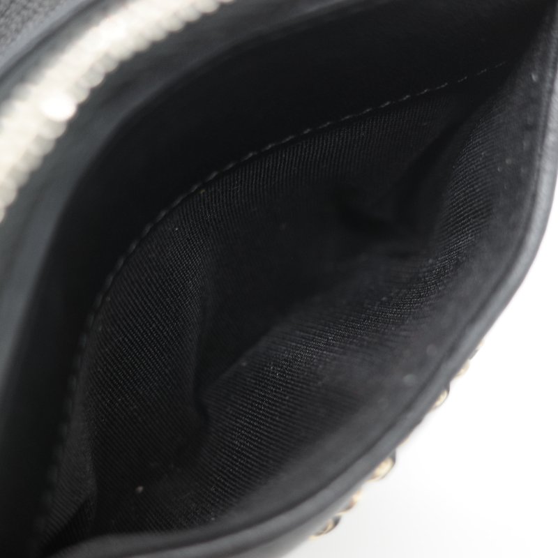 (大全配♥️)Chanel 香奈兒 19 大菱格紋 黑色羊皮 拉鍊 零錢包(卡位+零錢位)-10