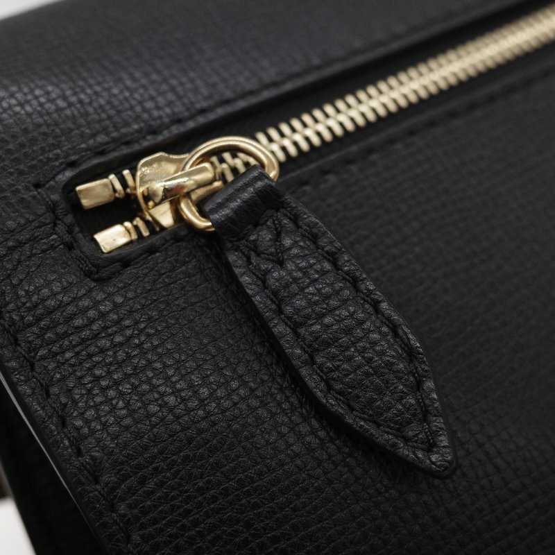 Burberry 巴寶莉 Small Macken 經典格紋 棕色牛皮 帆布 小型 斜背包 肩背包 馬鞍包-10