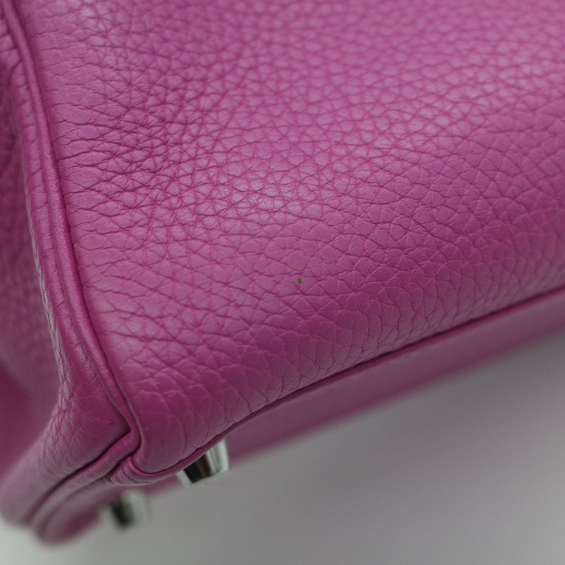 Hermès 愛馬仕 Kelly 28 凱莉 28 海葵紫 TC 牛皮 銀扣 手提包 斜背 兩用包-12