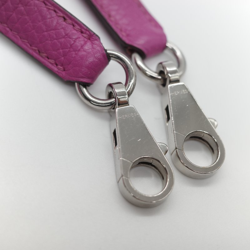 Hermès 愛馬仕 Kelly 28 凱莉 28 海葵紫 TC 牛皮 銀扣 手提包 斜背 兩用包-33