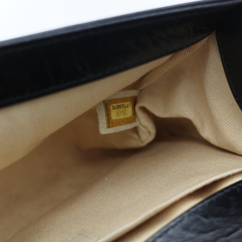 全網最低🌟品牌月特價(狀況好♥️配件齊全)Chanel 香奈兒 Leboy 25 菱格紋 油蠟牛皮 黑色 復古金扣 鏈條包 斜挎包 單肩包-25