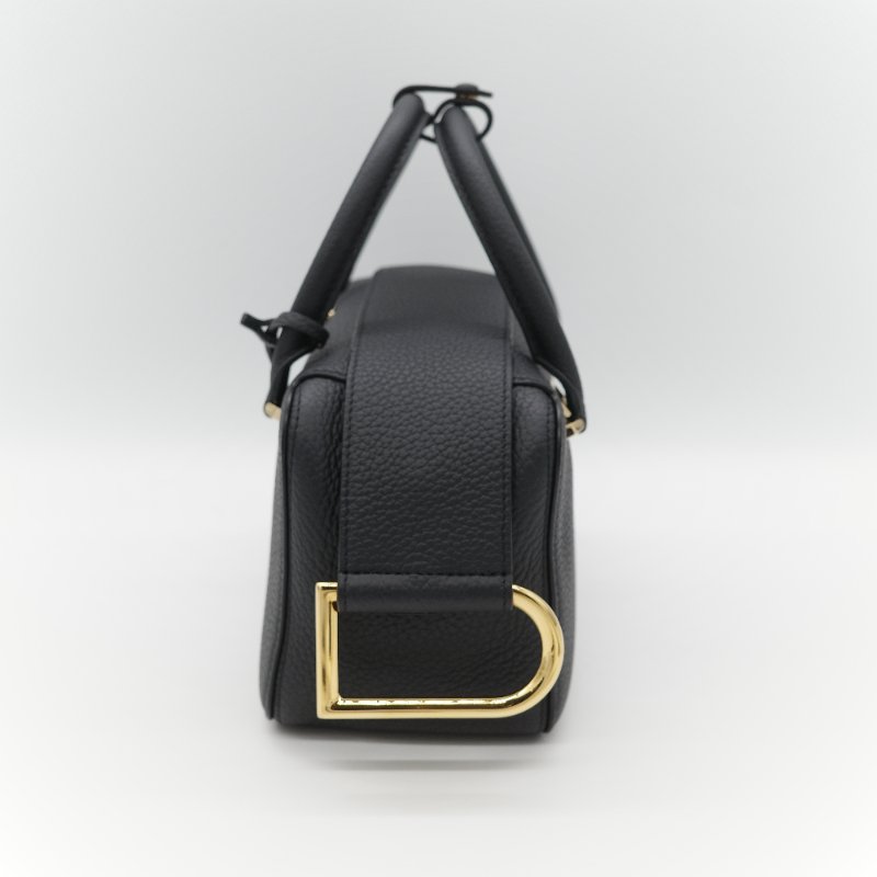 專櫃12 萬🌟全套全配(超級新♥️絕美必入)Delvaux 德爾沃 Cool Box 黑色 牛皮 Mini 21cm 手提包 斜挎包-3