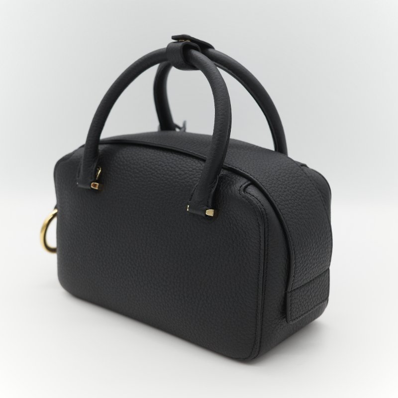 專櫃12 萬🌟全套全配(超級新♥️絕美必入)Delvaux 德爾沃 Cool Box 黑色 牛皮 Mini 21cm 手提包 斜挎包-5