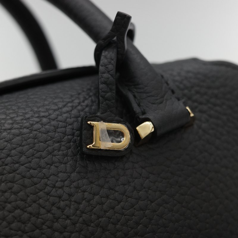 專櫃12 萬🌟全套全配(超級新♥️絕美必入)Delvaux 德爾沃 Cool Box 黑色 牛皮 Mini 21cm 手提包 斜挎包-9