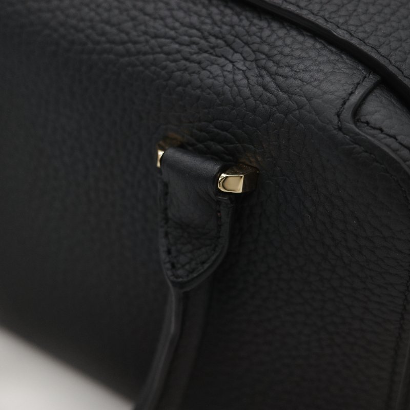 專櫃12 萬🌟全套全配(超級新♥️絕美必入)Delvaux 德爾沃 Cool Box 黑色 牛皮 Mini 21cm 手提包 斜挎包-12