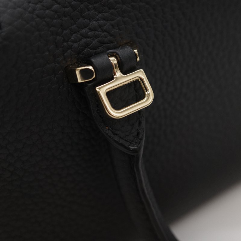 專櫃12 萬🌟全套全配(超級新♥️絕美必入)Delvaux 德爾沃 Cool Box 黑色 牛皮 Mini 21cm 手提包 斜挎包-13