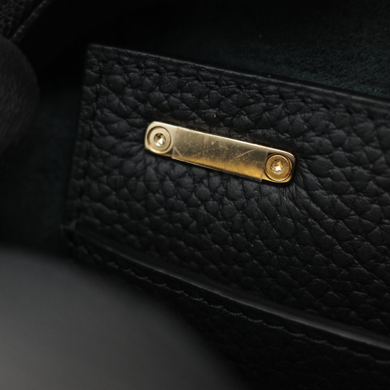 專櫃12 萬🌟全套全配(超級新♥️絕美必入)Delvaux 德爾沃 Cool Box 黑色 牛皮 Mini 21cm 手提包 斜挎包-22