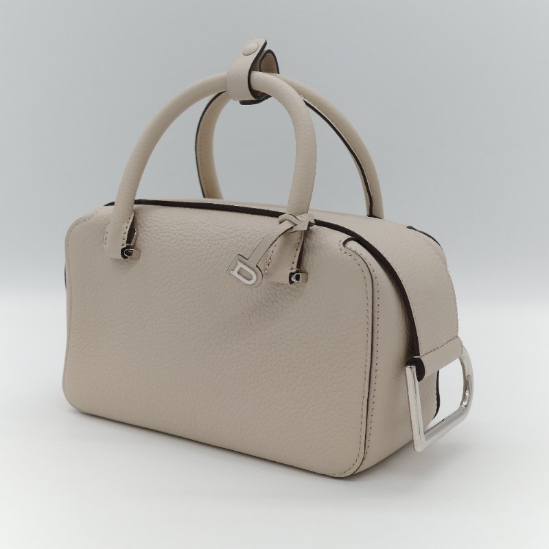 專櫃12 萬🌟全套全配(超級新♥️絕美必入)Delvaux 德爾沃 Cool Box 奶白色 百合白 牛皮 Mini 21cm 手提包 斜挎包-2